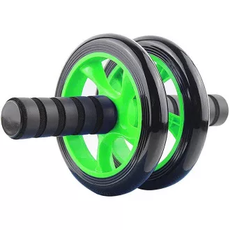 Posilňovacie koliesko RX-156 s podložkou, Zelená