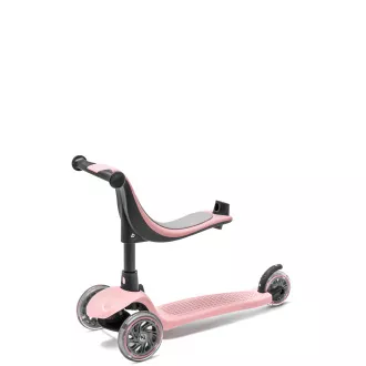 Detská trojkolesová kolobežka Cariboo Twist 3v1 s LED kolieskami, ružová Detská trojkolesová kolobežka Cariboo Twist 3v1 s LED kolieskami, ružová