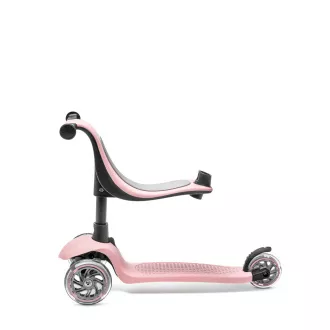 Detská trojkolesová kolobežka Cariboo Twist 3v1 s LED kolieskami, ružová Detská trojkolesová kolobežka Cariboo Twist 3v1 s LED kolieskami, ružová