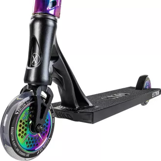 Freestyle kolobežka NKD Extreme, Black-rainbow