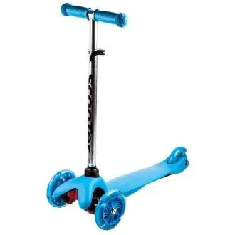 Kolobežka trojkolesová MINI SCOOTER so svietiacimi kolieskami, modrá - Rozbalené Kolobežka trojkolesová MINI SCOOTER so svietiacimi kolieskami, modrá - Rozbalené
