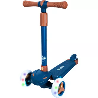 Detská trojkolesová kolobežka Story Mini Friends s LED kolieskami scooter, modrá Detská trojkolesová kolobežka Story Mini Friends s LED kolieskami scooter, modrá