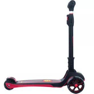Detská trojkolesová kolobežka Story 2v1 Deluxe so svietiacimi kolieskami mini scooter, čierno-červená Detská trojkolesová kolobežka Story 2v1 Deluxe so svietiacimi kolieskami mini scooter, čierno-červená