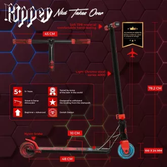 Freestyle kolobežka NKD Ripper Red