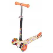Kolobežka trojkolesová MINI SCOOTER so svietiacimi kolieskami, EMOJI - Rozbalené