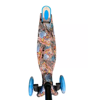Kolobežka trojkolesová MAXI SCOOTER so svietiacimi kolieskami, BLUE DRAGON Kolobežka trojkolesová MAXI SCOOTER so svietiacimi kolieskami, BLUE DRAGON
