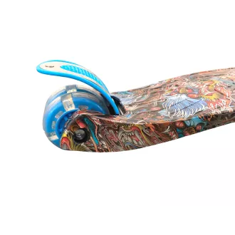 Kolobežka trojkolesová MAXI SCOOTER so svietiacimi kolieskami, BLUE DRAGON Kolobežka trojkolesová MAXI SCOOTER so svietiacimi kolieskami, BLUE DRAGON