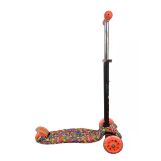 Kolobežka trojkolesová MAXI SCOOTER so svietiacimi kolieskami, BONBON or Kolobežka trojkolesová MAXI SCOOTER so svietiacimi kolieskami, BONBON or