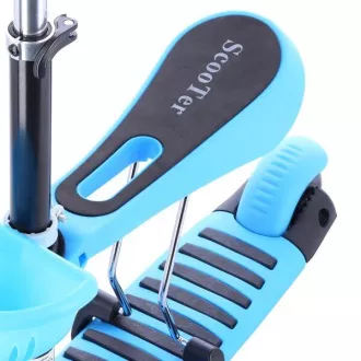 Detská trojkolesová kolobežka MINI SCOOTER 2v1 so svietiacimi LED kolesami, modrá Detská trojkolesová kolobežka MINI SCOOTER 2v1 so svietiacimi LED kolesami, modrá