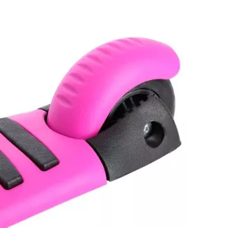 Detská trojkolesová kolobežka MINI SCOOTER 2v1 so svietiacimi LED kolesami, ružová