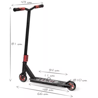 Freestyle kolobežka MOVINO Stunt EDGE, Black-Red Edition Freestyle kolobežka MOVINO Stunt EDGE, Black-Red Edition
