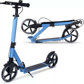Skladacia kolobežka MOVINO City Comfort+, čierna - Blue Edition Skladacia kolobežka MOVINO City Comfort+, čierna - Blue Edition