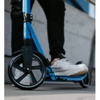 Skladacia kolobežka MOVINO City Comfort+, čierna - Blue Edition Skladacia kolobežka MOVINO City Comfort+, čierna - Blue Edition