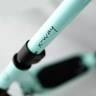 Skladacia kolobežka MOVINO X-Way s ručnou aj nášľapnou brzdou, light mint