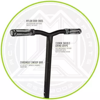 MADD GEAR Freestyle kolobežka Kick Pro BLACK-SILVER
