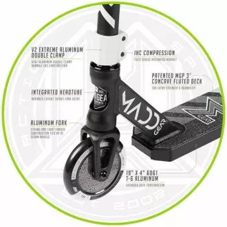 MADD GEAR Freestyle kolobežka Kick Pro BLACK-SILVER