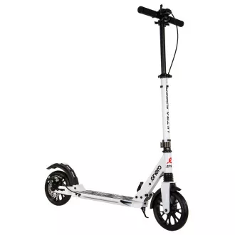 Skladacia kolobežka ENERO ULTRA SPEED s kotúčovou brzdou, 200mm, biela