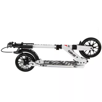 Skladacia kolobežka ENERO ULTRA SPEED s kotúčovou brzdou, 200mm, biela