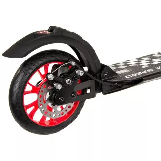 Skladacia kolobežka ENERO ULTRA SPEED s kotúčovou brzdou, 200mm, čierna Skladacia kolobežka ENERO ULTRA SPEED s kotúčovou brzdou, 200mm, čierna