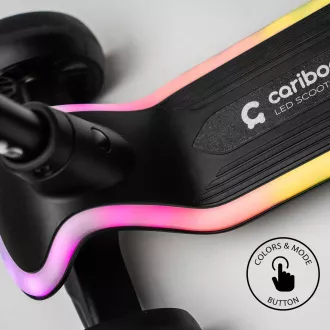Detská trojkolesová kolobežka Cariboo LEDstar, modrá
