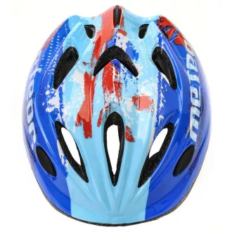 Cyklistická detská prilba MTR BLUE SPLASH, M