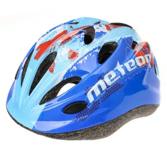 Cyklistická detská prilba MTR BLUE SPLASH, S