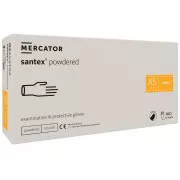 SANTEX POWDERED – Latexové púdrované rukavice telové, 100 ks, XL