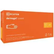 DERMAGEL COATED - Latexové nepudrované rukavice telové, vnútorná vrstva polymér, 100 ks, L