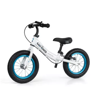 Detské odrážadlo MOVINO Cariboo ADVENTURE s brzdou, nafukovacie kolesá 12'', bielo-modré Detské odrážadlo MOVINO Cariboo ADVENTURE s brzdou, nafukovacie kolesá 12'', bielo-modré