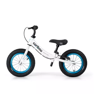 Detské odrážadlo MOVINO Cariboo ADVENTURE s brzdou, nafukovacie kolesá 12'', bielo-modré Detské odrážadlo MOVINO Cariboo ADVENTURE s brzdou, nafukovacie kolesá 12'', bielo-modré