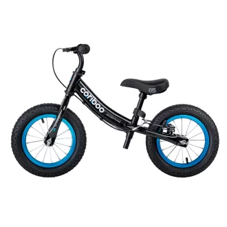 Detské odrážadlo MOVINO Cariboo ADVENTURE s brzdou, nafukovacie kolesá 12'', čierno-modré Detské odrážadlo MOVINO Cariboo ADVENTURE s brzdou, nafukovacie kolesá 12'', čierno-modré