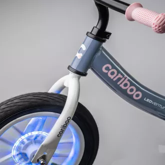 Detské odrážadlo Cariboo LEDventure, modro-ružové