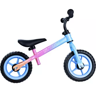 Detské odrážadlo Story Run Racer, Modro-ružová