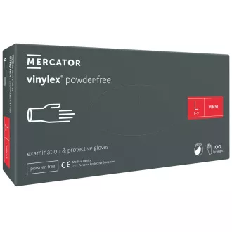 VINYLEX POWDER FREE - Vinylové rukavice (bez púdru) biele, 100 ks, L