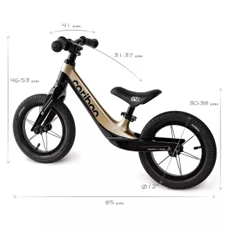 Odrážadlo Cariboo Magnesium Air - BLACK/GOLD Odrážadlo Cariboo Magnesium Air - BLACK/GOLD