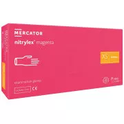 NITRYLEX MAGENTA - Nitrilové rukavice (bez púdru), 100 ks, M