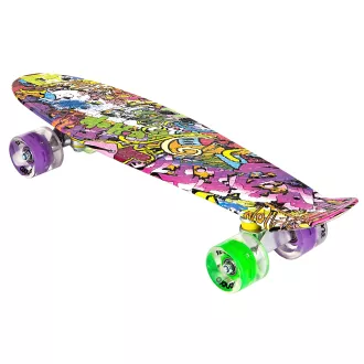 Pennyboard ENERO 56cm s LED kolieskami, VINTAGE Pennyboard ENERO 56cm s LED kolieskami, VINTAGE