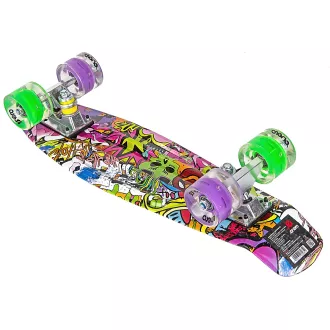 Pennyboard ENERO 56cm s LED kolieskami, VINTAGE Pennyboard ENERO 56cm s LED kolieskami, VINTAGE
