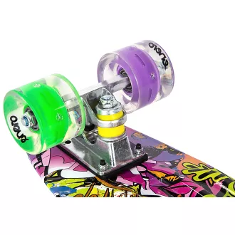 Pennyboard ENERO 56cm s LED kolieskami, VINTAGE Pennyboard ENERO 56cm s LED kolieskami, VINTAGE