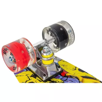 Pennyboard ENERO STREET-ART, 56 cm s LED kolieskami