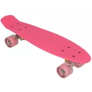 Pennyboard s LED kolieskami, 56 cm PINK