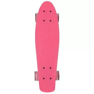 Pennyboard s LED kolieskami, 56 cm PINK Pennyboard s LED kolieskami, 56 cm PINK