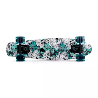 Pennyboard MOVINO Chameleon (DoublePrint) so svietiacimi LED kolieskami, 56cm