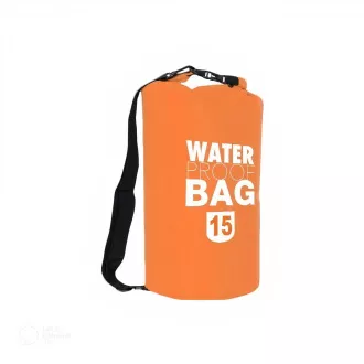 Vodotesný vak Dry Bag 15 l, Šedá