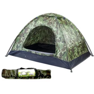 Turistický stan pre max 3 osoby, 2x2m, maskáčový Turistický stan pre max 3 osoby, 2x2m, maskáčový