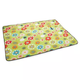Pikniková deka so spodnou nepremokavou vrstvou 150x200 cm, kvietky