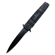 Poľovnícky taktický nôž FINKA 22 cm, čierny