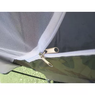 Turistický stan pre max 2 osoby, 2x1, 5m, maskáčový