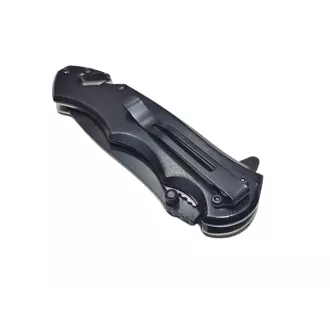 Skladací záchranný vreckový nôž - Kandar Black 21,5 cm