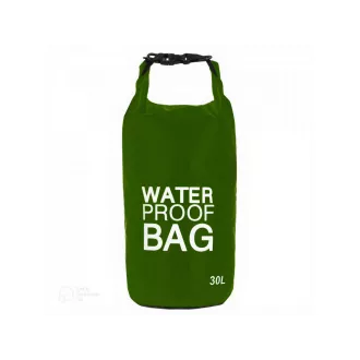 Vodotesný vak Dry Bag 30 l, Temne zelená